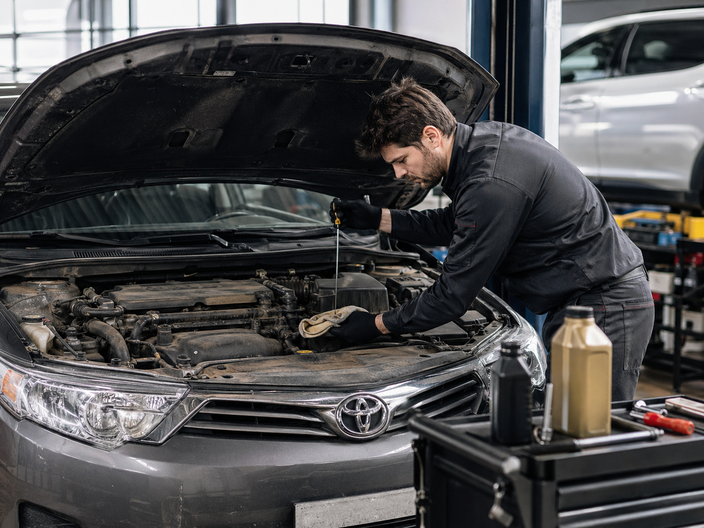 Почему toyota с пробегом начинает расходовать масло
